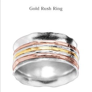 Silpada Spinner Goldrush Ring